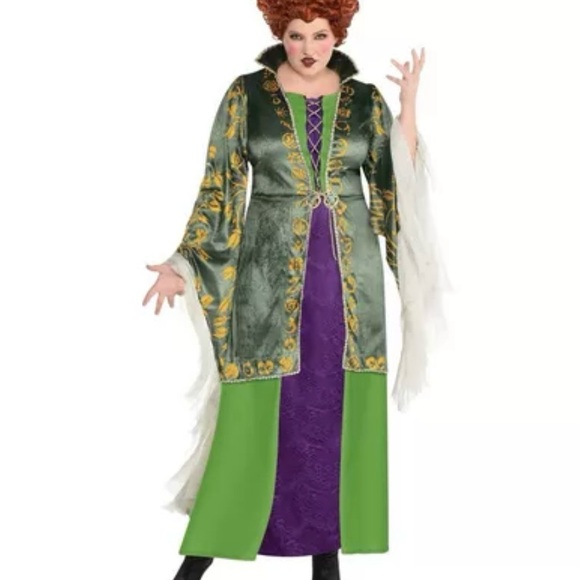 🆕 Hocus Pocus Winnie Plus Size Women Costume - Picture 1 of 11